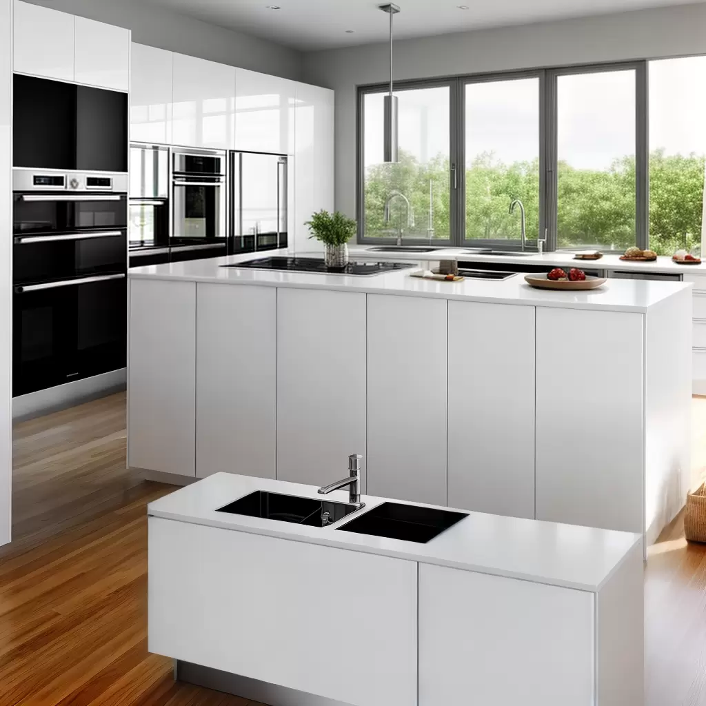 Fotos cozinha moderna ilha retratil aco