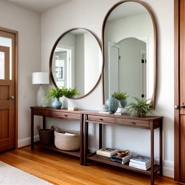 O papel dos espelhos redondos na decoração de interiores Feng Shui