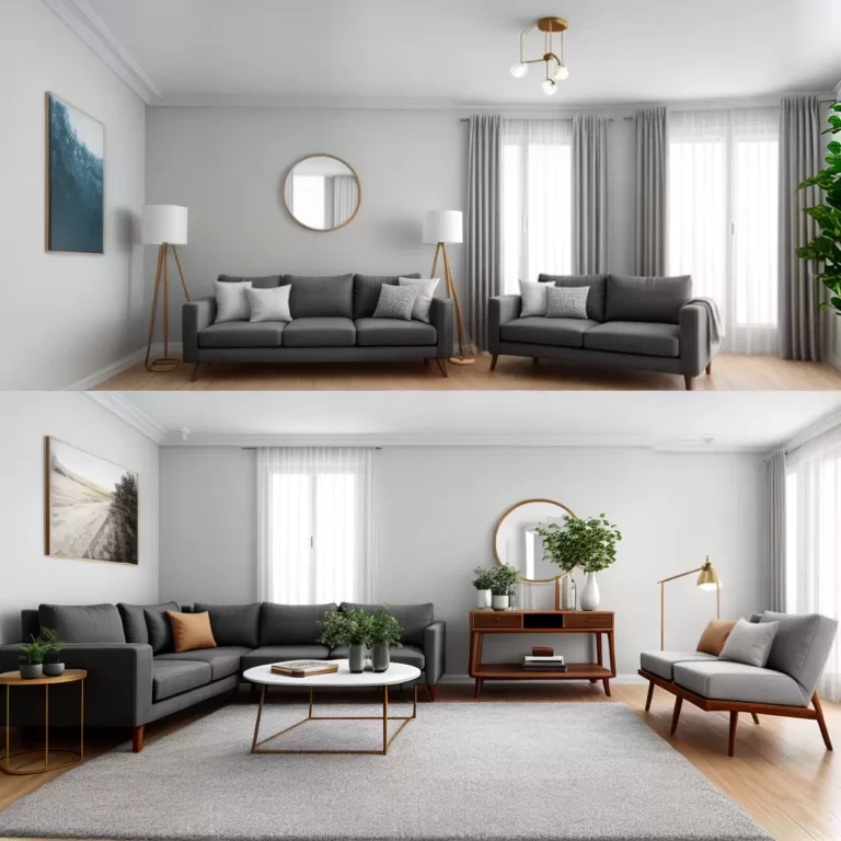 Criando uma decoração moderna e aconchegante com espelhos redondos
