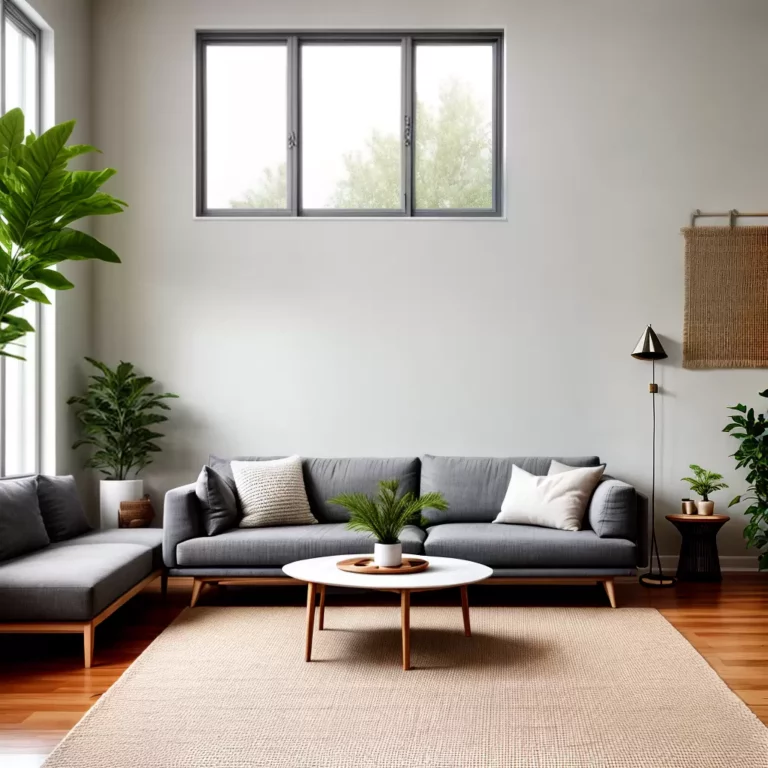 Tapetes de juta na decoração escandinava: uma combinação perfeita