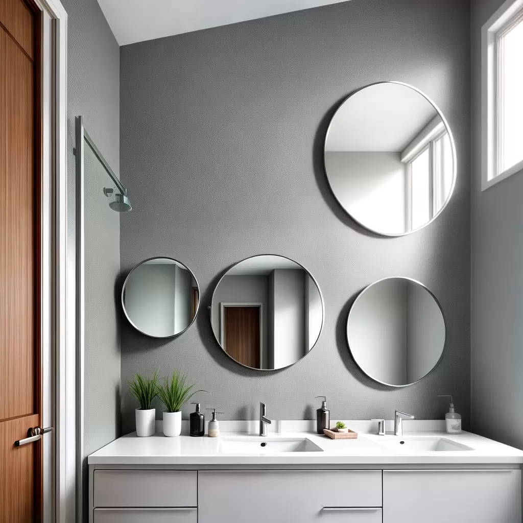 Tendências de decoração 2023: espelhos redondos em diferentes ambientes ...