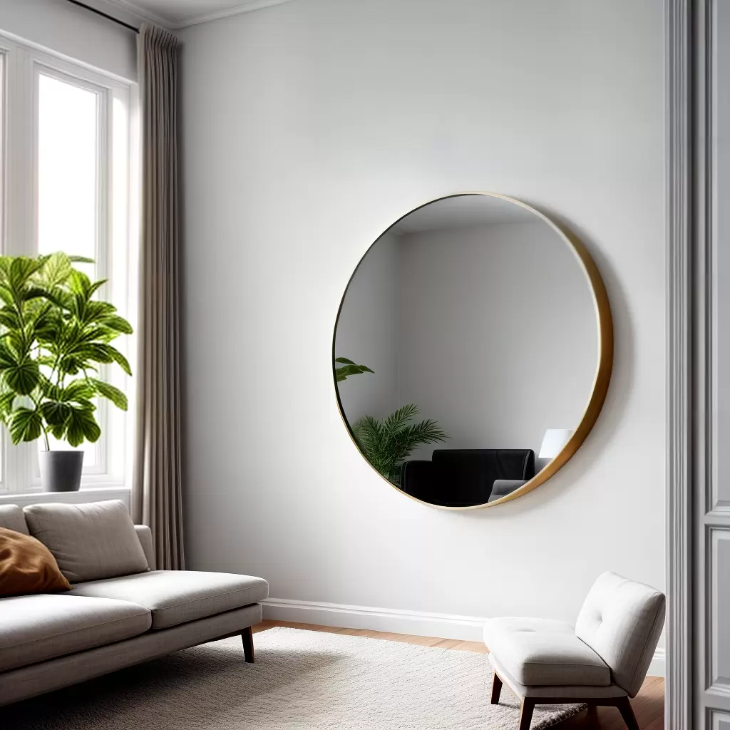 Tendências de decoração 2023: espelhos redondos em diferentes ambientes ...
