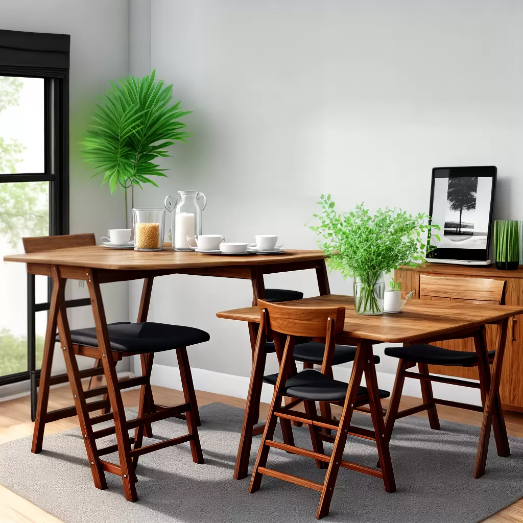 Fotos mesa dobravel versatil decoracao 3