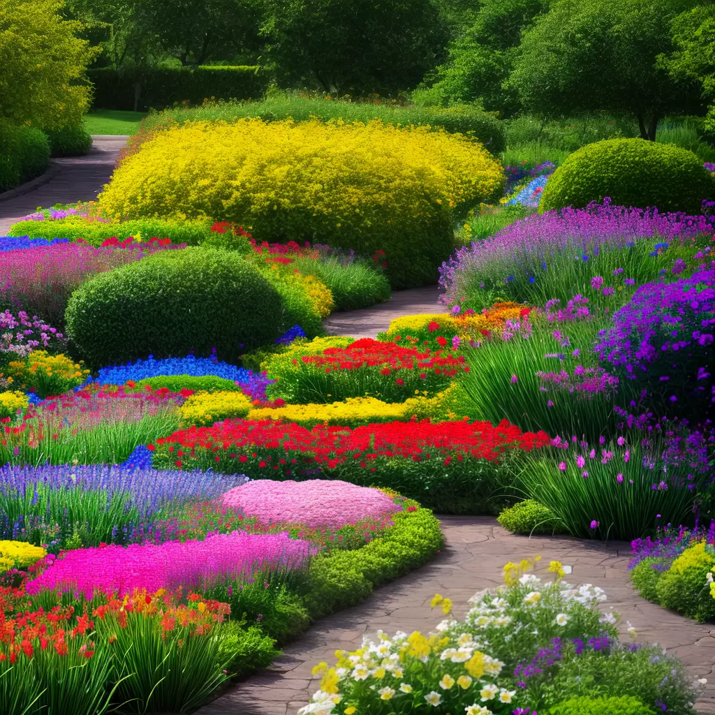 Fotos jardim flores coloridas abelhas africanizadas