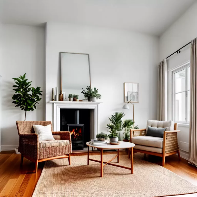 Tapetes de sisal na decoração escandinava: simplicidade e elegância