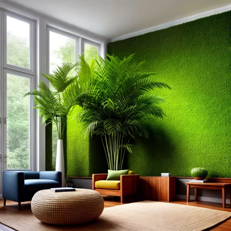 Tapetes de sisal e plantas internas: criando um ambiente revigorante.