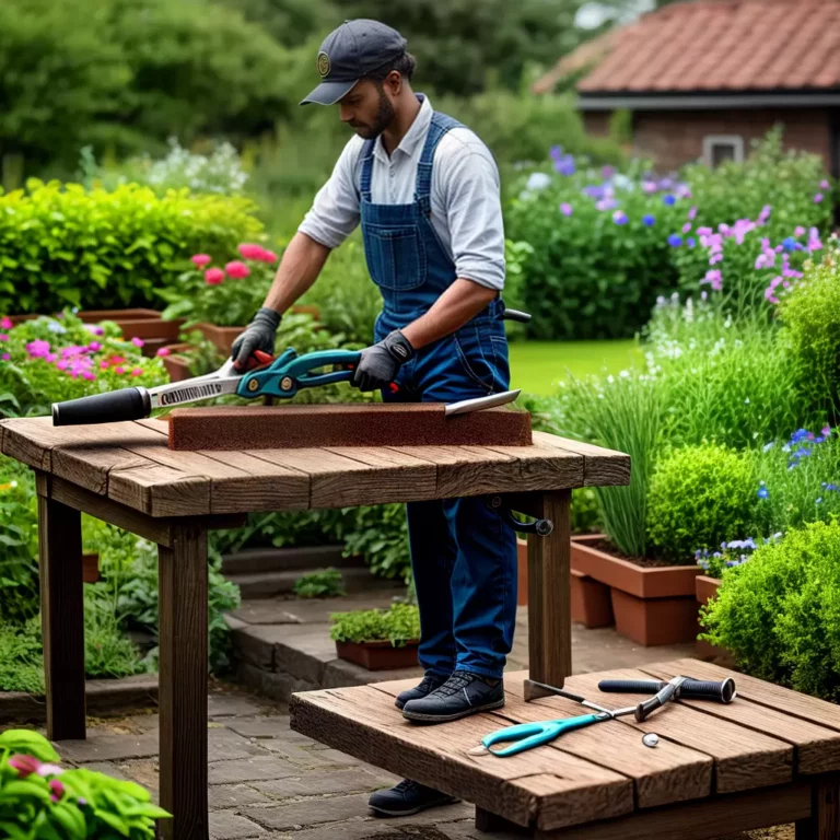 Tijolo de afiar: como afiar suas ferramentas de jardinagem