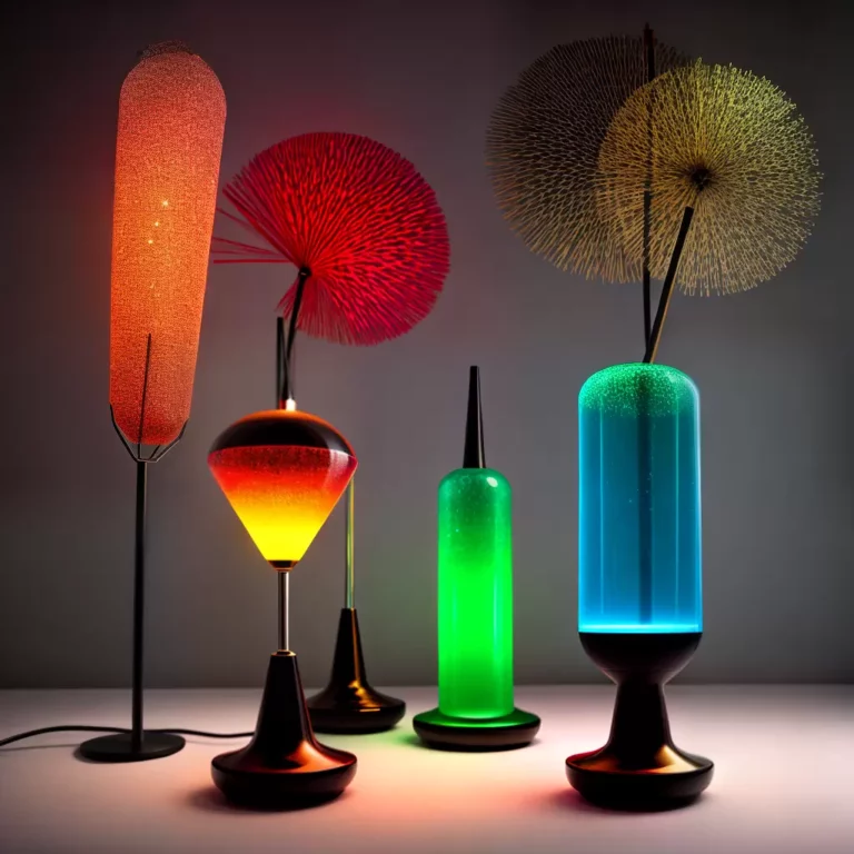 Luminárias de lava: um toque retrô na decoração moderna.