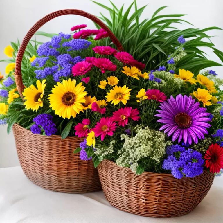 Cestas decorativas para presentear no Dia dos Avós