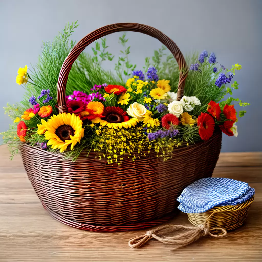 Fotos cesta artesanal queijos mel geleias pao flor