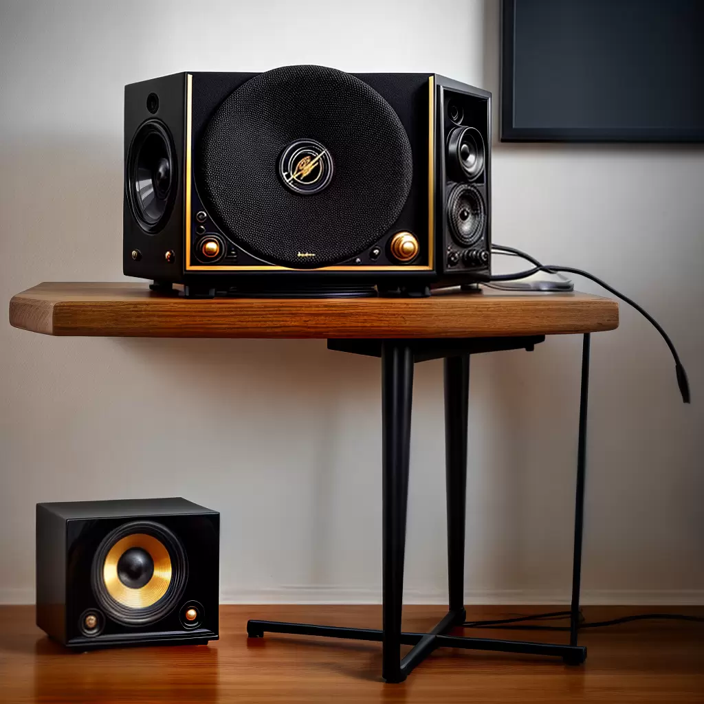 Fotos gramofone restaurado preto ouro bluetooth