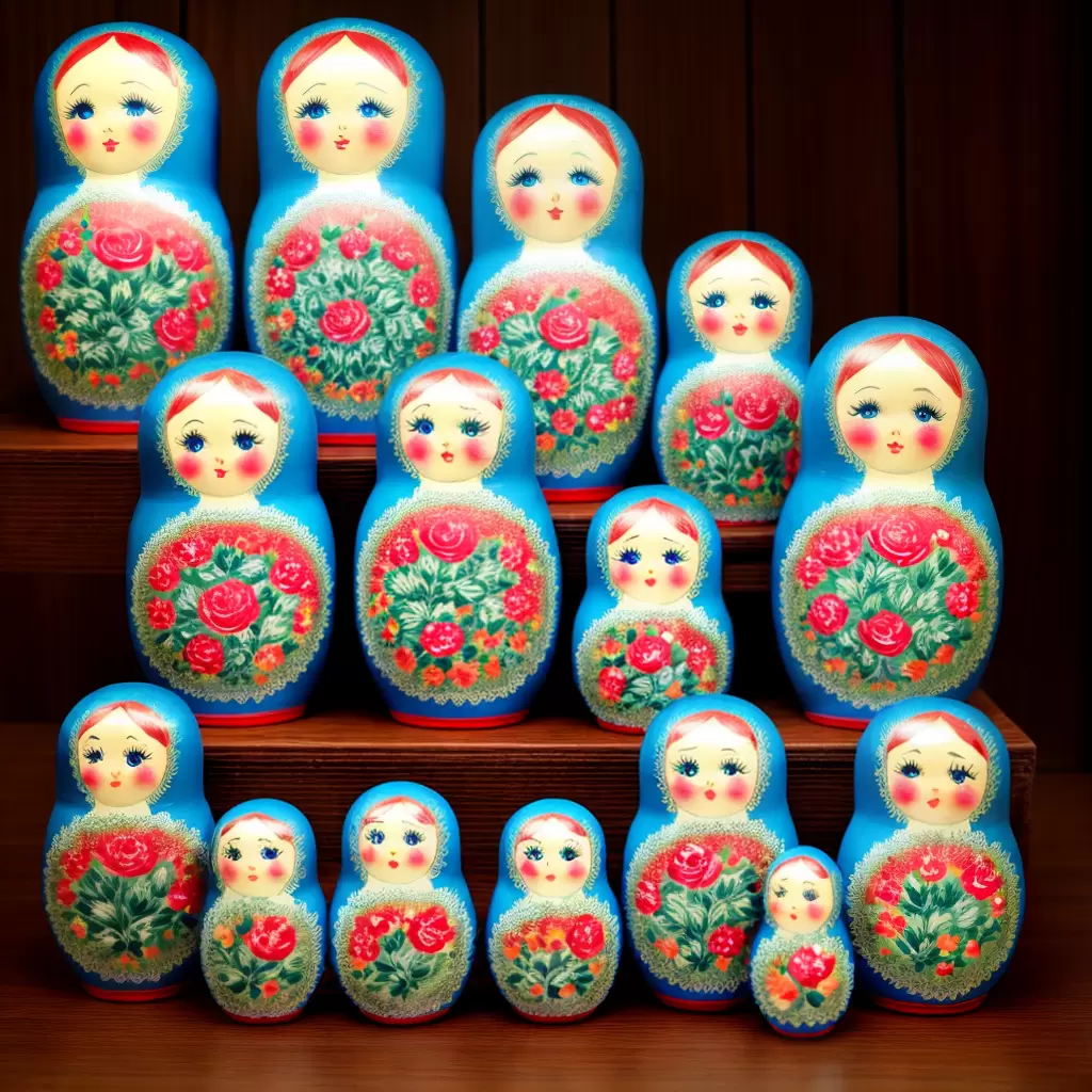 Fotos boneca matryoshka russa decoracao