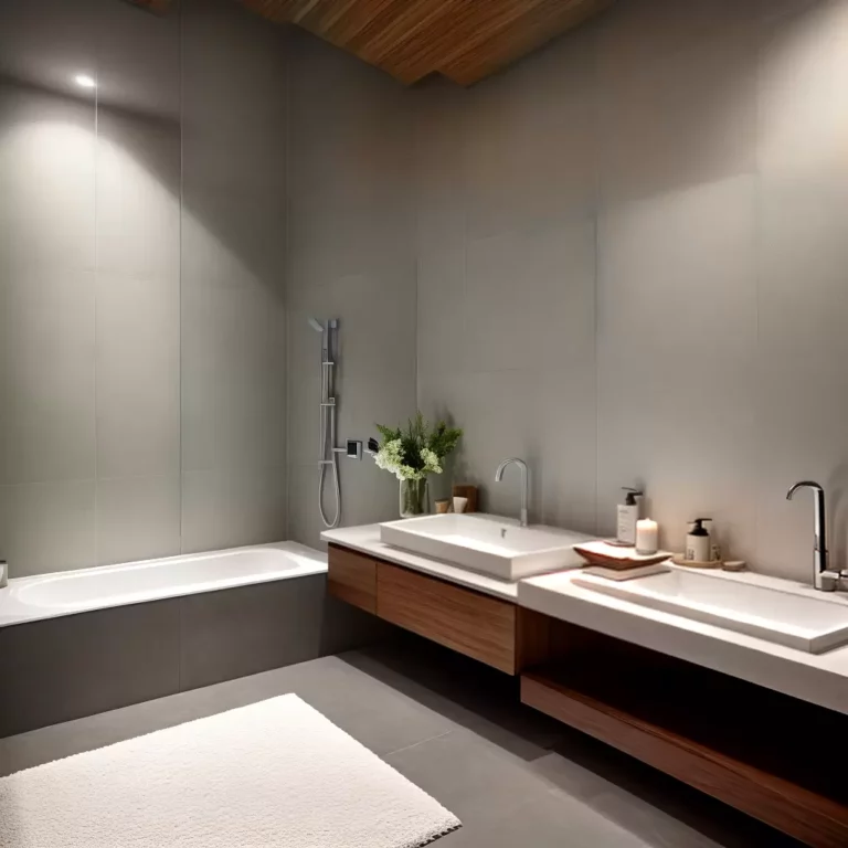 Estilo Lagom para banheiros: design equilibrado para relaxamento