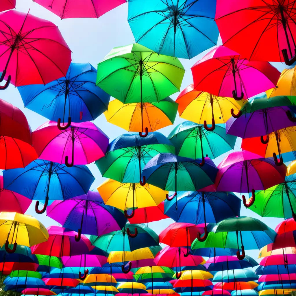 Fotos umbrellas teto patio cores