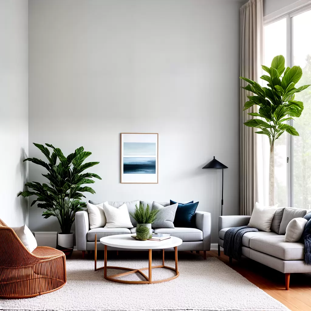 Fotos sala lagom sofa bege plantas