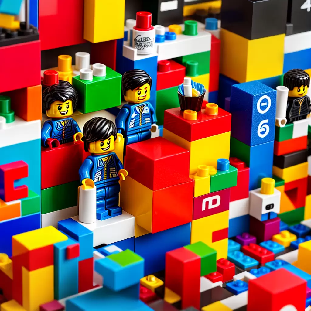 Fotos lego figuras divertidas decoracao quarto