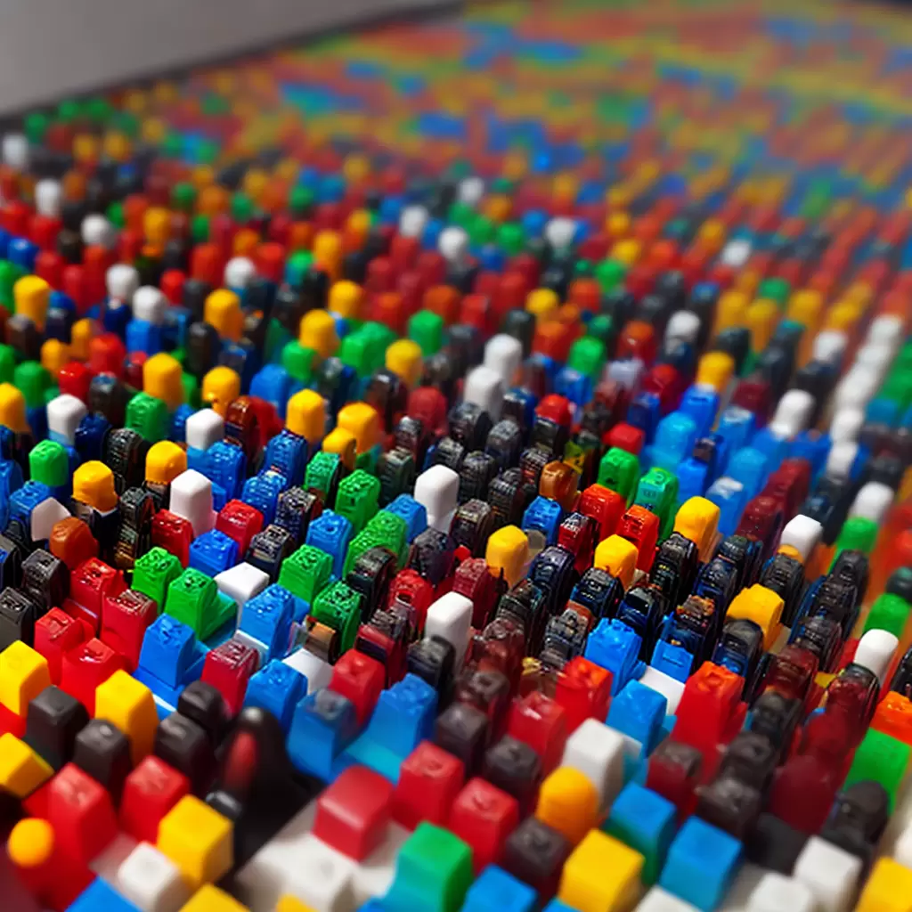 Fotos escritorio lego profissoes cores