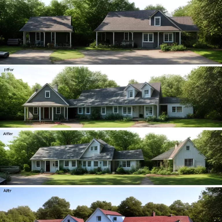Transformação Cottage: antes e depois de uma casa de campo