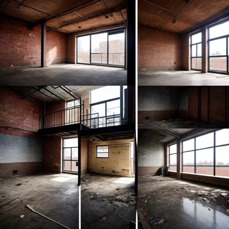 Transformação Grunge: antes e depois de um loft urbano