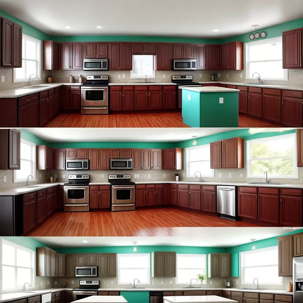 Fotos cozinha renovada cabinets pintados