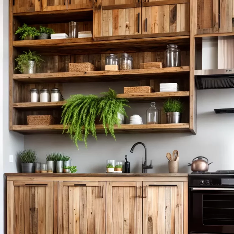 Armários de cozinha com design eco-friendly: materiais sustentáveis e reaproveitamento