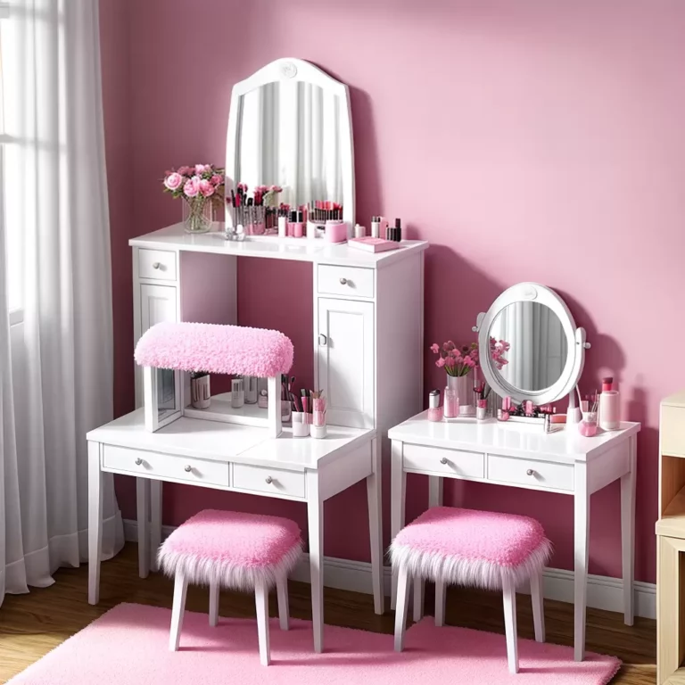 Decoração de penteadeiras para adolescentes: criando um cantinho único
