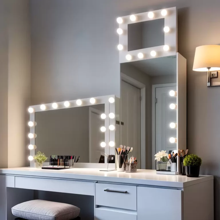 Penteadeiras com luzes de LED: criando um ambiente aconchegante