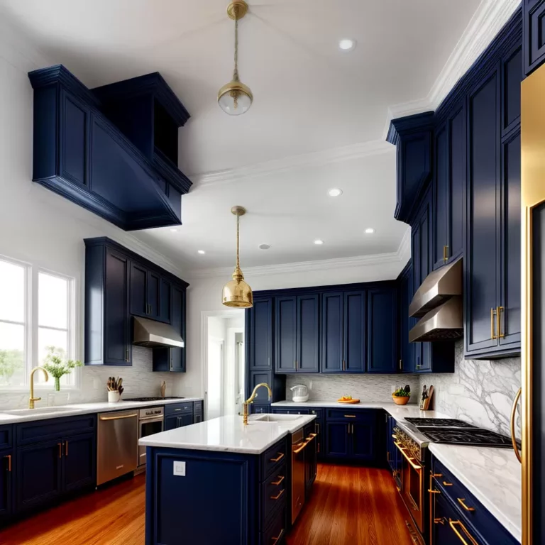 O Poder do Azul Marinho na Decoração da Cozinha