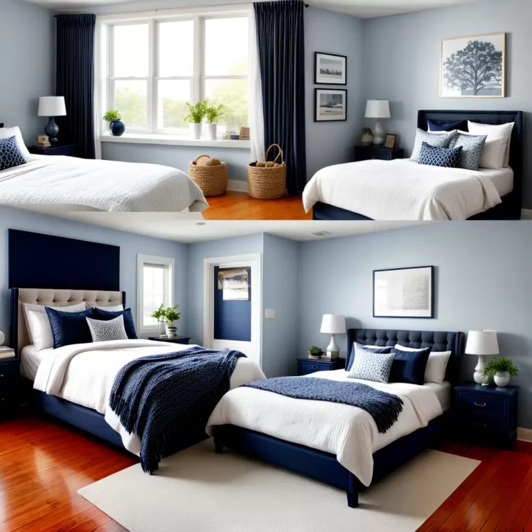 Azul Marinho no Quarto: Uma Opção Aconchegante e Elegante
