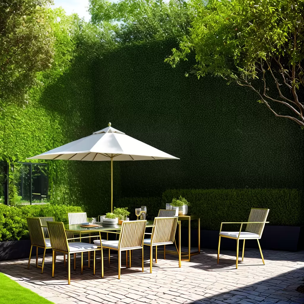 Fotos moveis jardim luxo brass verde