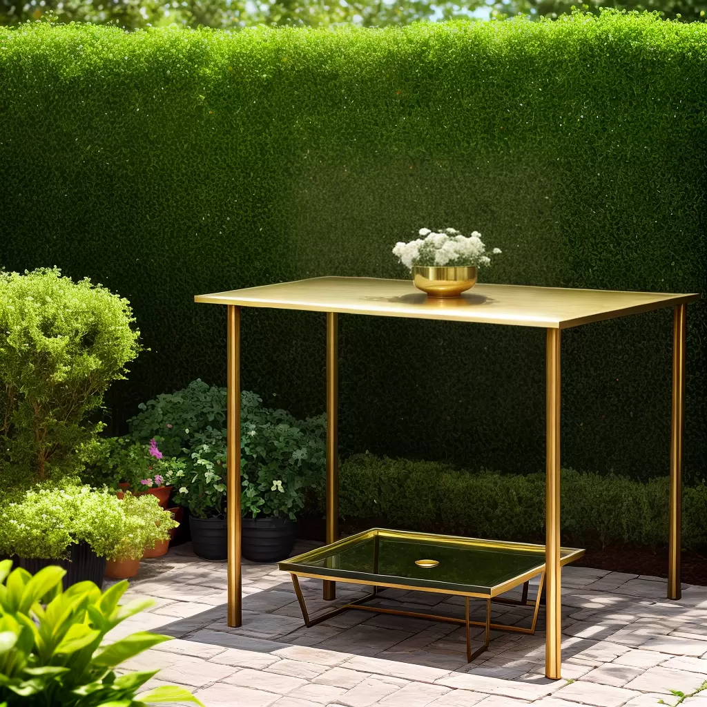 Fotos mesa brass cuidado plantas jardim