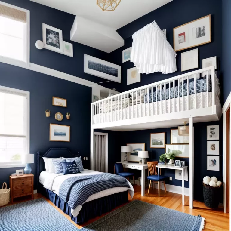 Como Usar Azul Marinho na Decoração de Quartos de Crianças