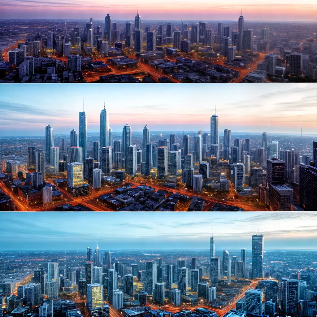 Fotos skyline antes depois pandemia