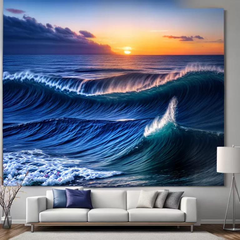 Arte em Azul Marinho: A Cor no Mundo da Decoração