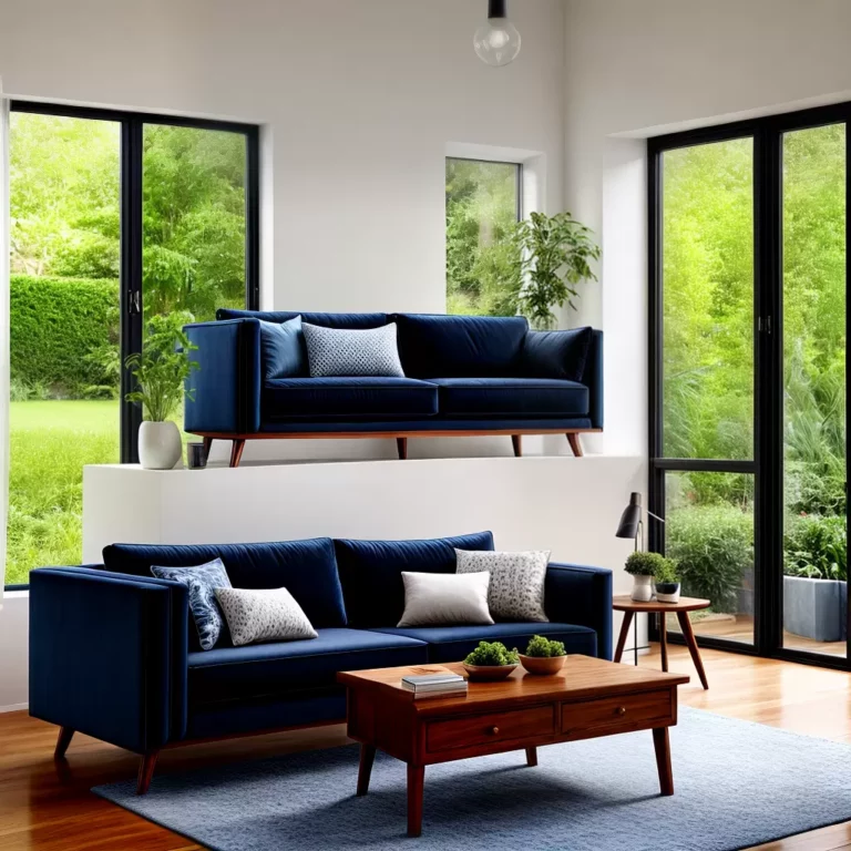 Azul Marinho e Madeira: Um Contraste Natural e Elegante
