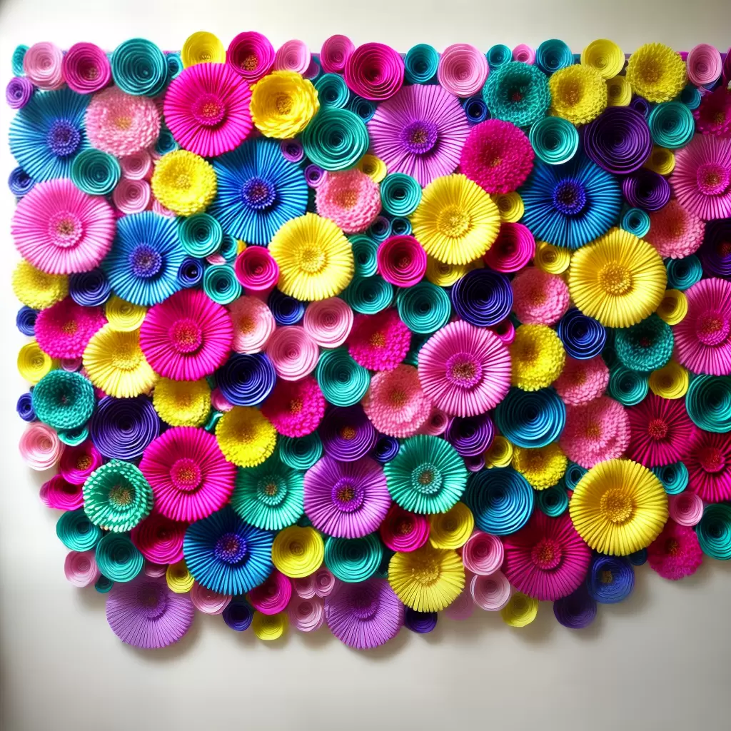 Fotos decor debutante flores papel