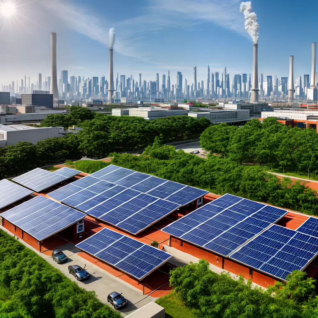 Fotos predio ecologico sustentavel paineis solares