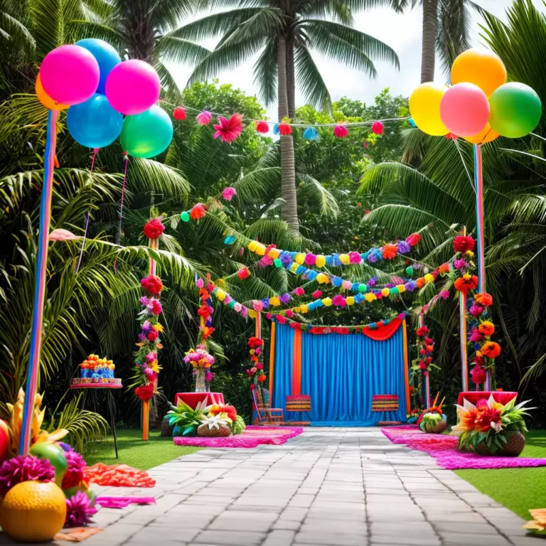 Festa havaiana infantil: ideias divertidas de decoração
