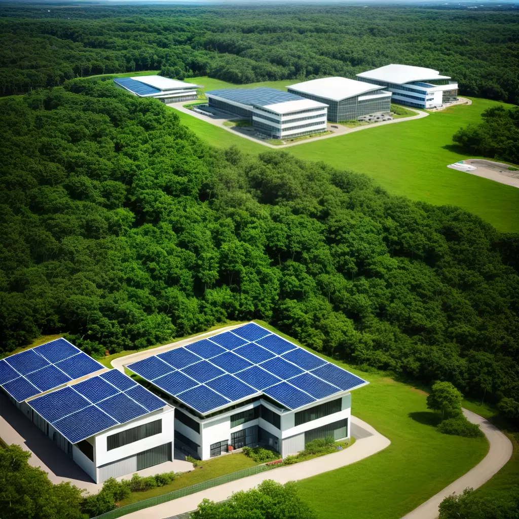 Fotos predio sustentavel solar eolico