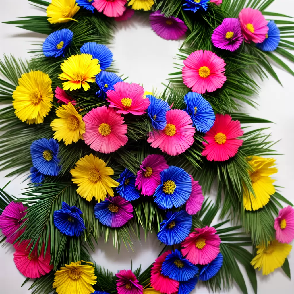 Fotos photobooth havaiano flores leis propos