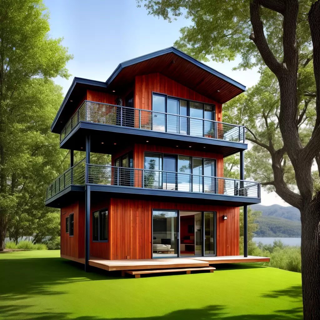 Fotos casa modular moderna eco friendly