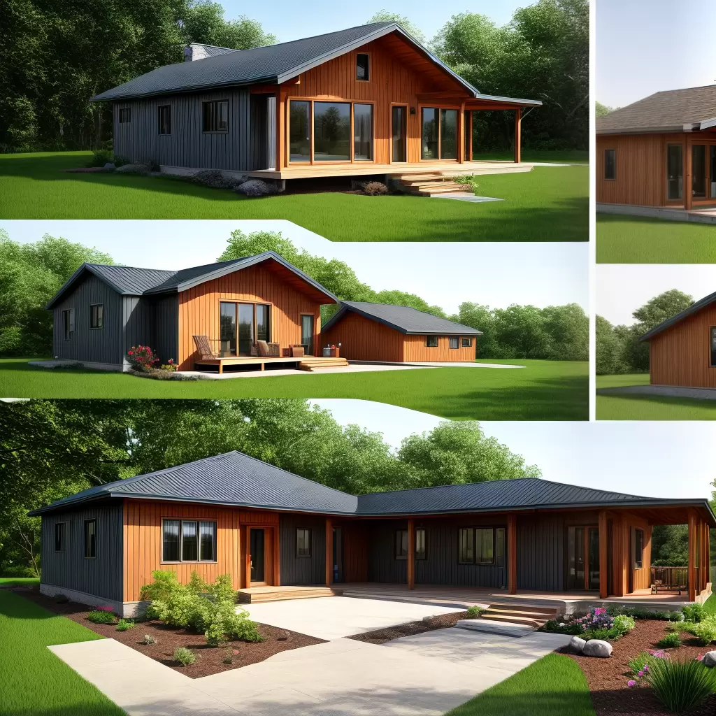 Fotos casas prefabricadas vs tradicionais