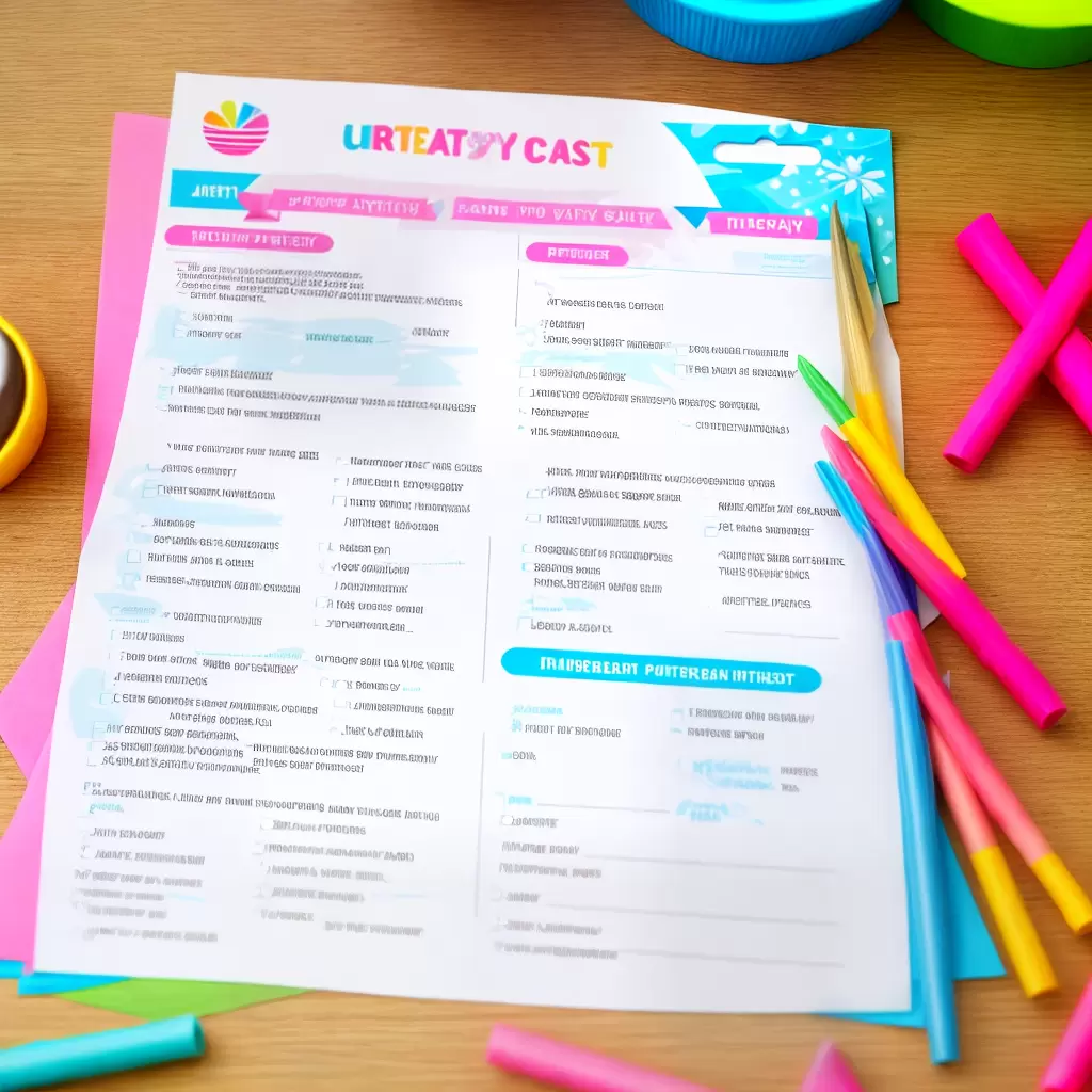Fotos checklist festa infantil divertida