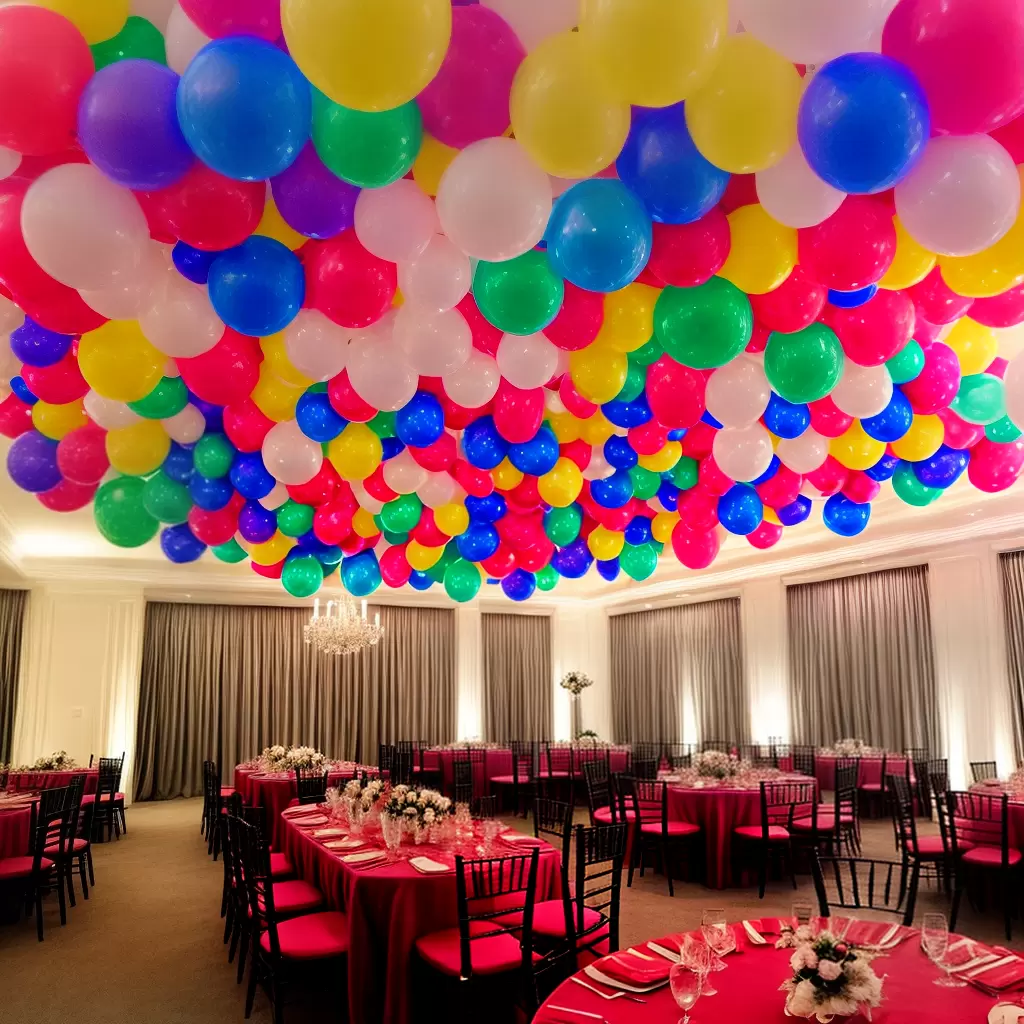 Fotos decoracao debutante baloes flores luzes
