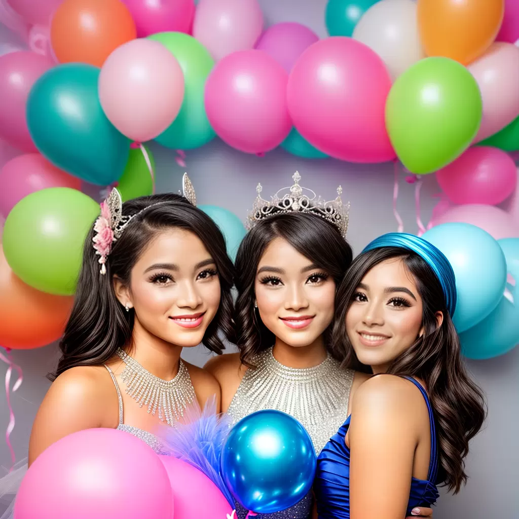 Fotos decoracao debutante pastel luzes baloes fotos