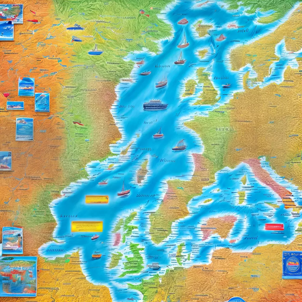 Fotos mapa colorido marco vida
