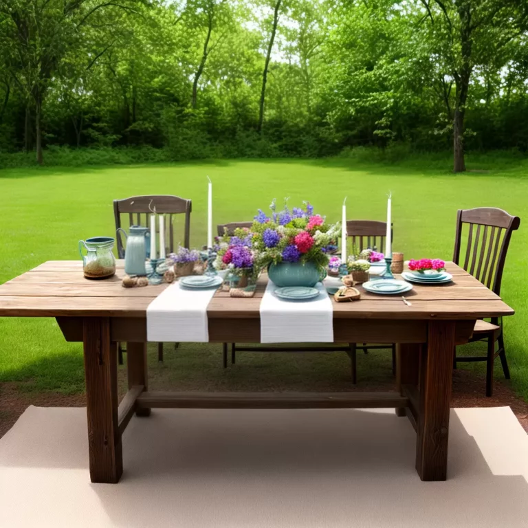 Decoração de mesa para a Festa ao Ar Livre: Ideias inspiradoras