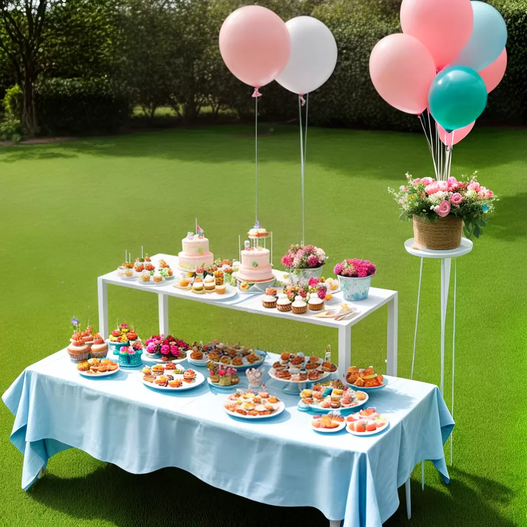Fotos festa jardim bebe 1 ano baloes doces