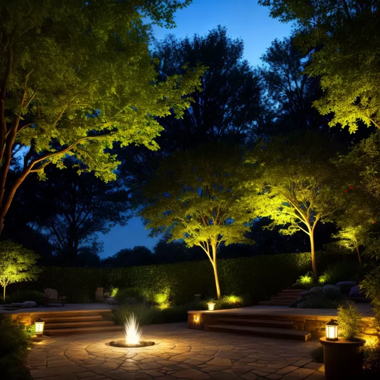 Como a iluminação pode transformar seu jardim.