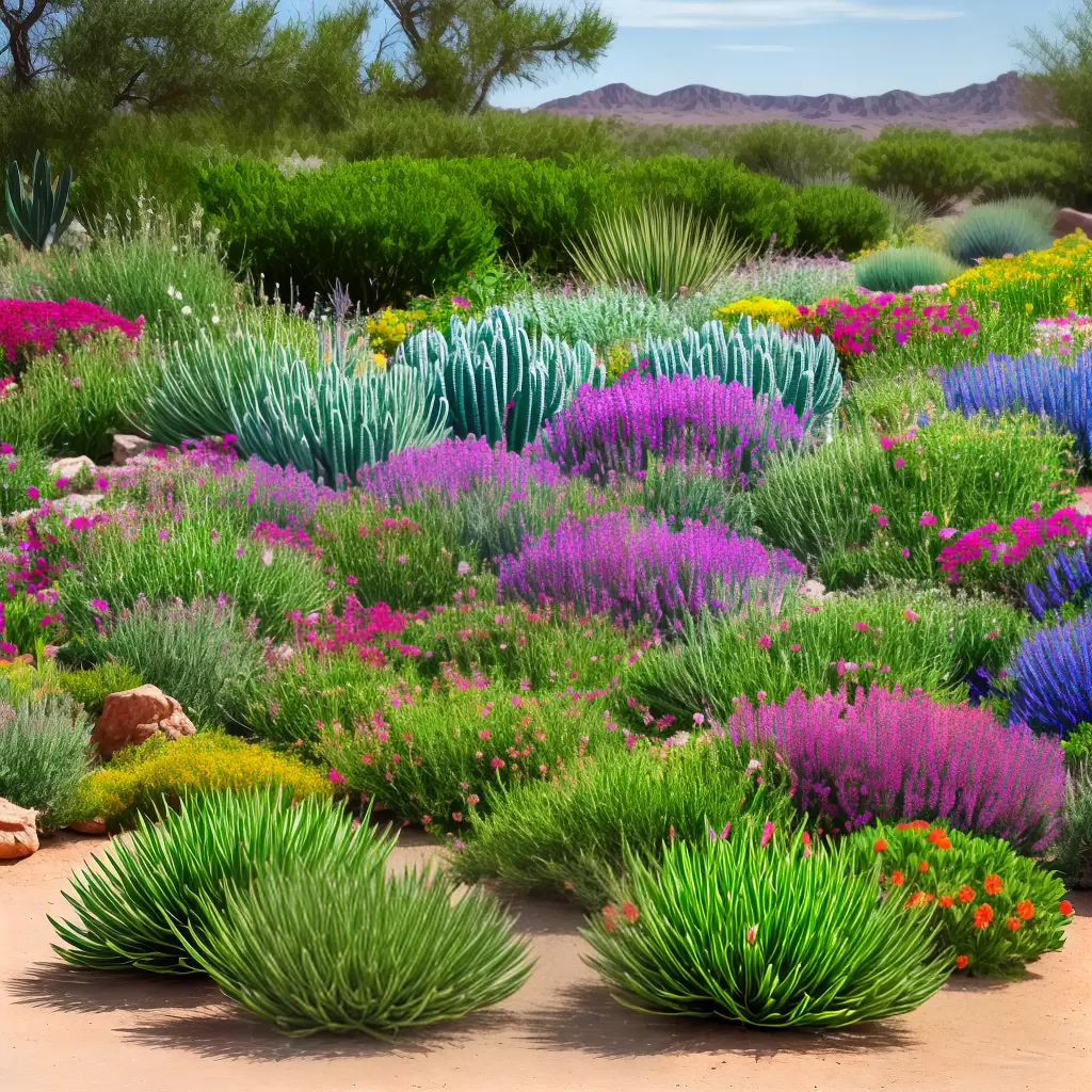 Fotos jardim suculentas cactos flores deserto